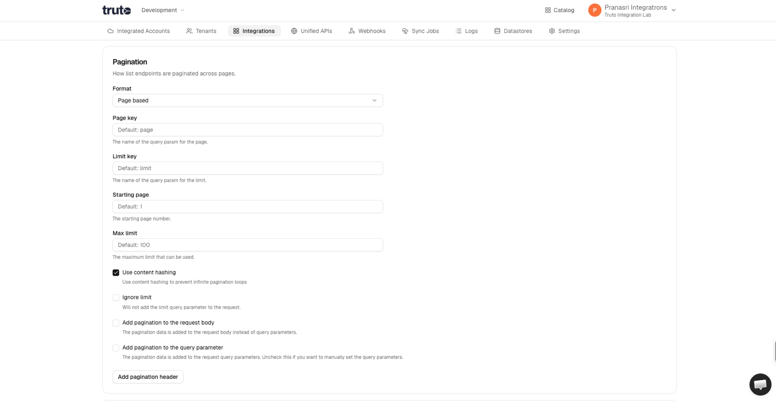 Page Pagination