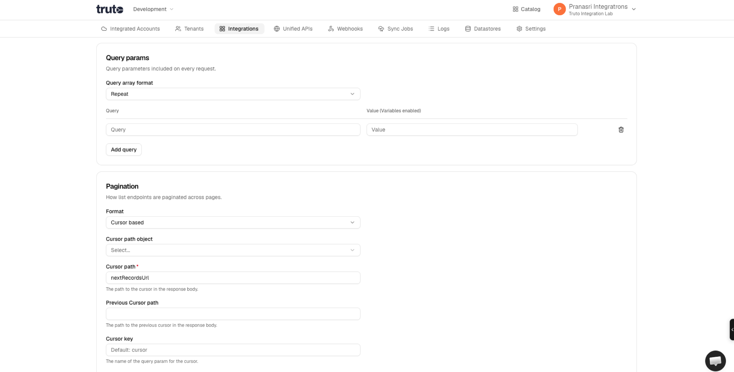 Query Parameters