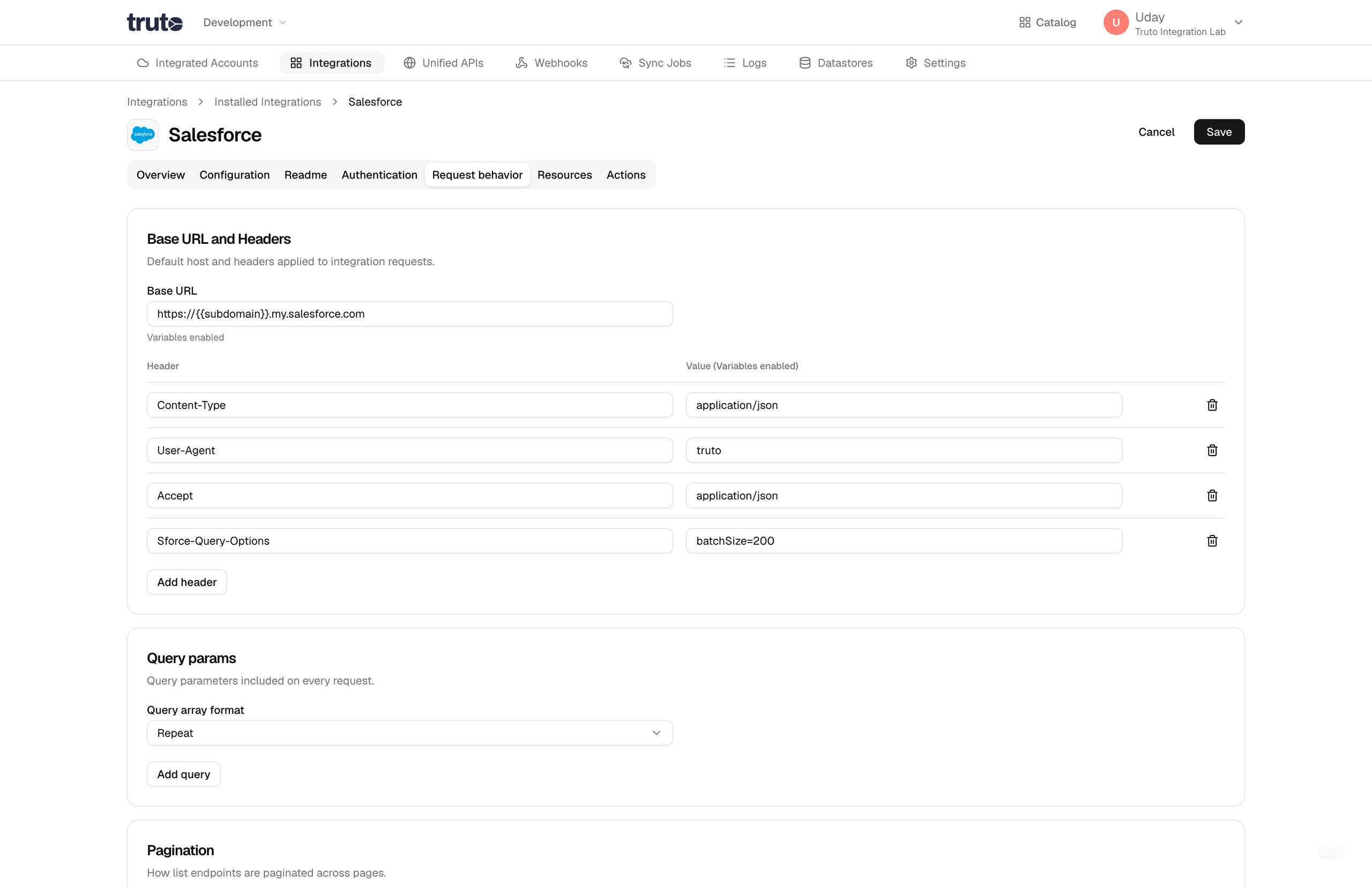 Base URL & Headers