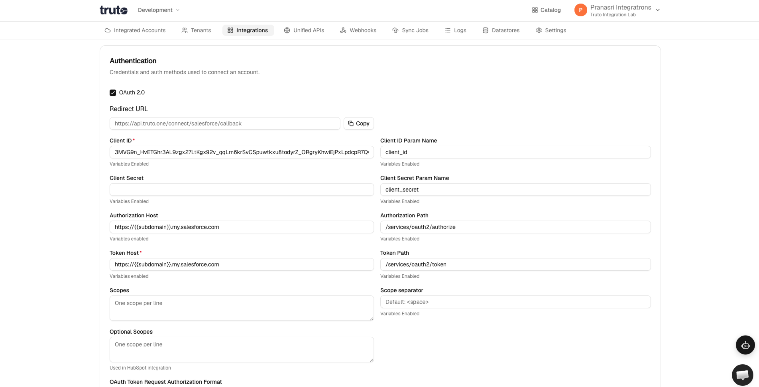 Salesforce OAuth