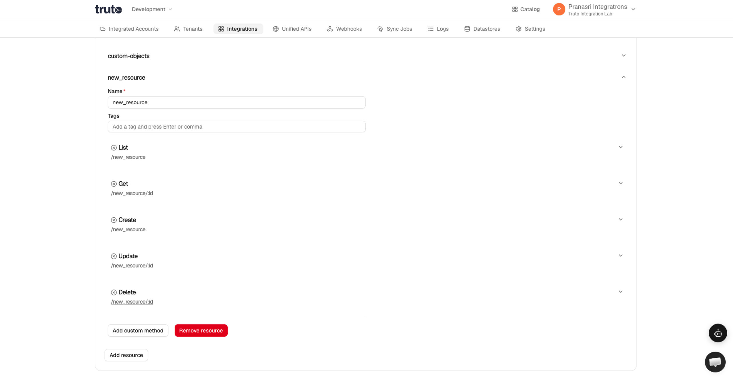Add resources