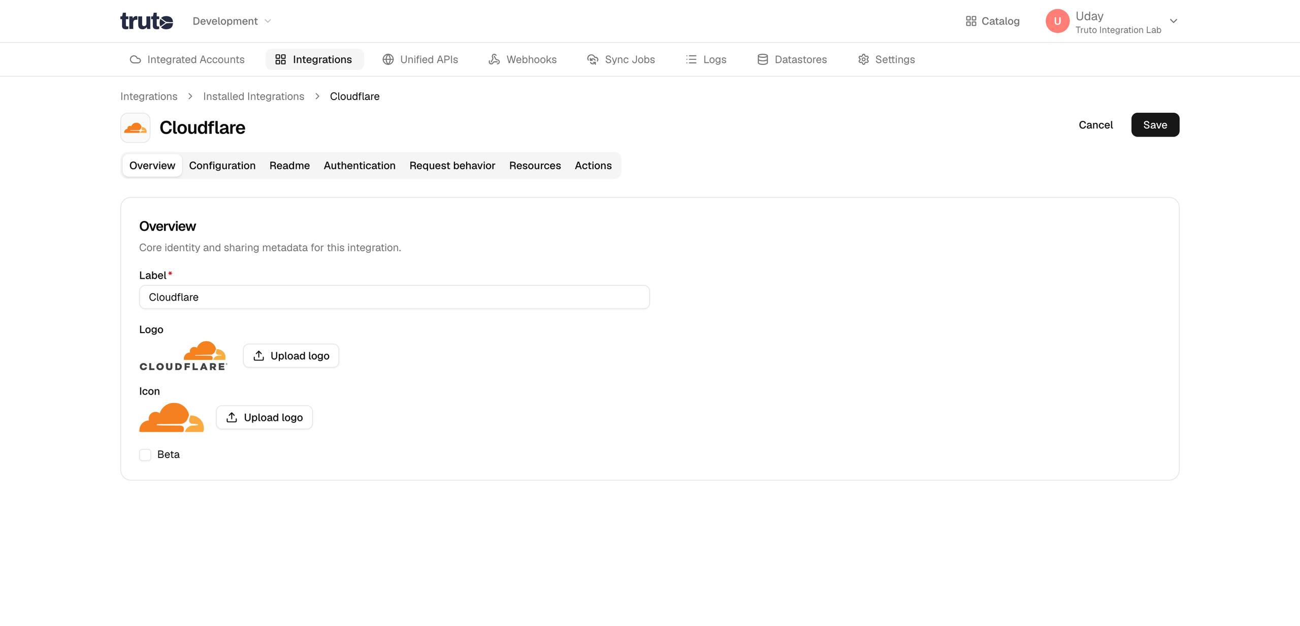 Tools cloudflare integration