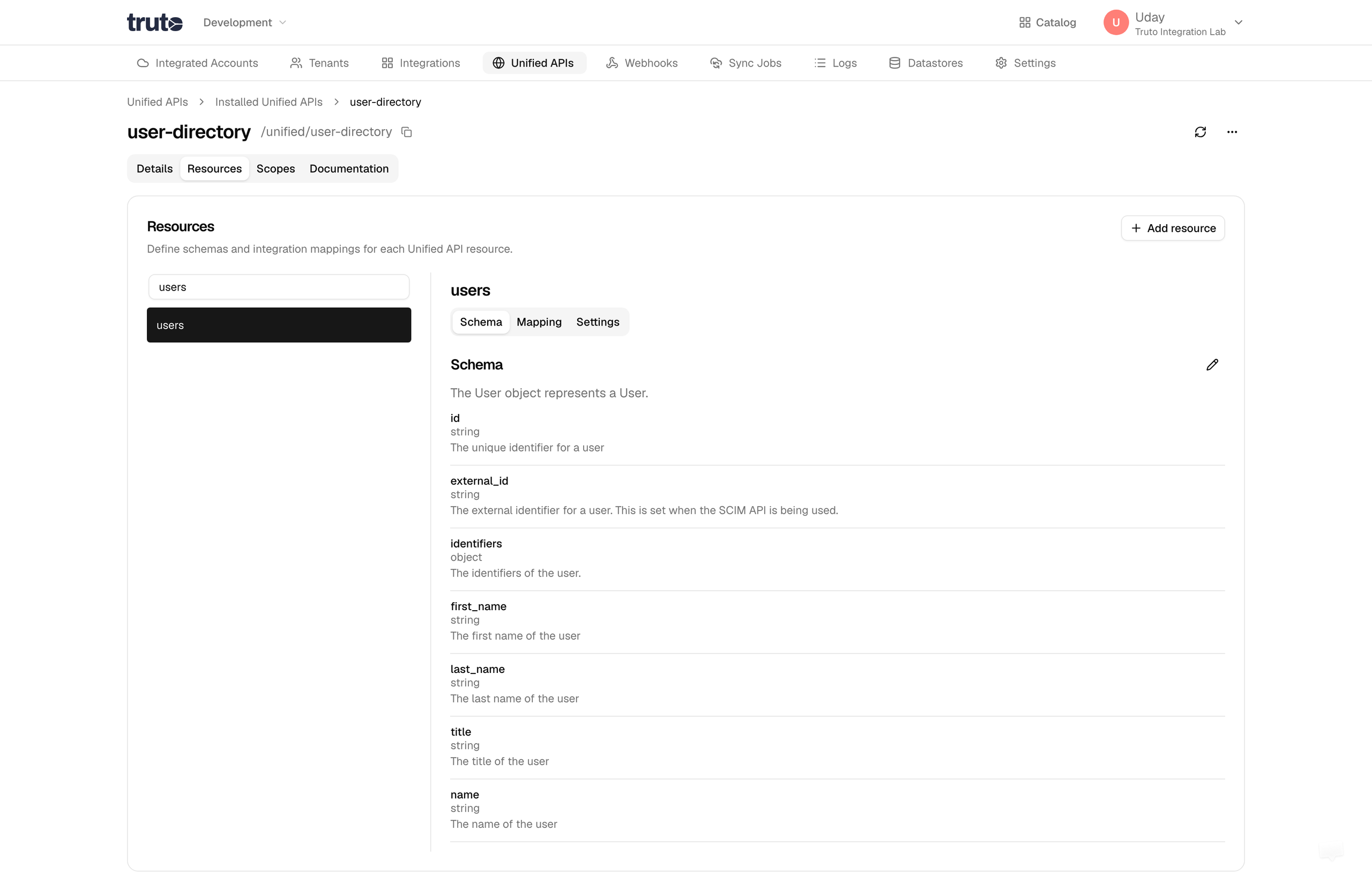 Schema Edit