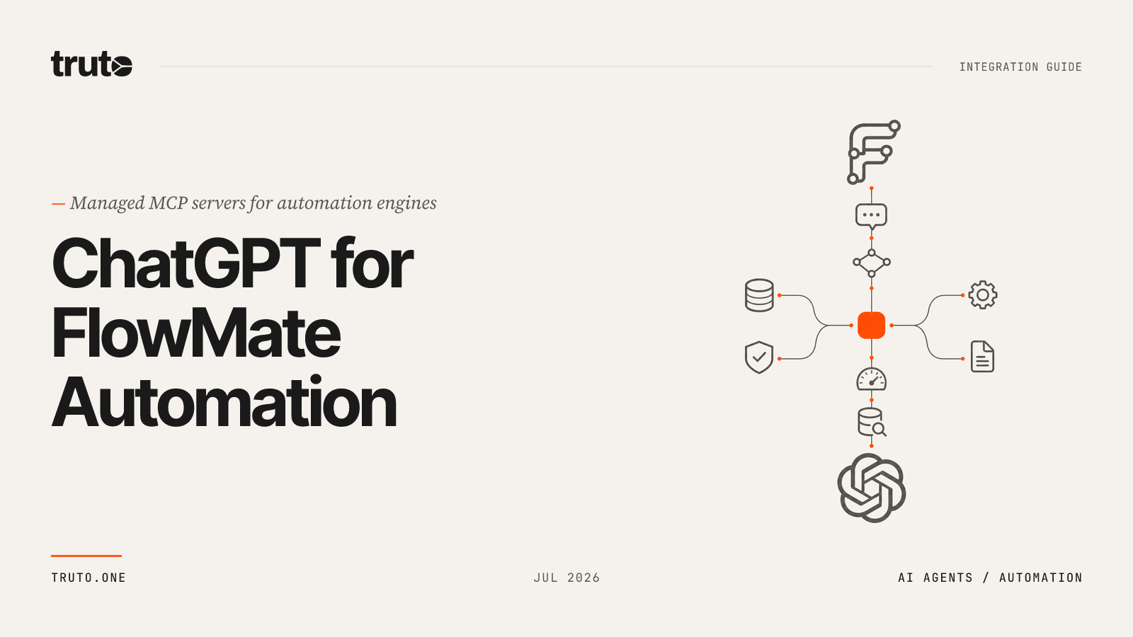 Connect FlowMate to ChatGPT: Manage and monitor automation flows