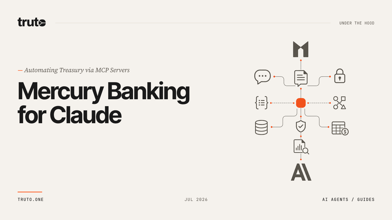 Connect Mercury to Claude: Control Cards and AR Invoices