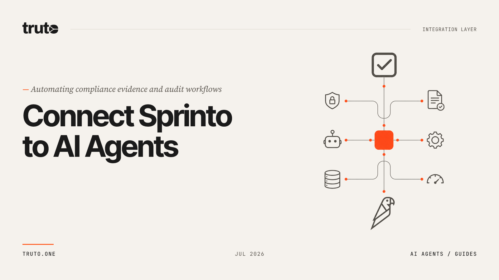 Connect Sprinto to AI Agents: Orchestrate Security Audit Workflows