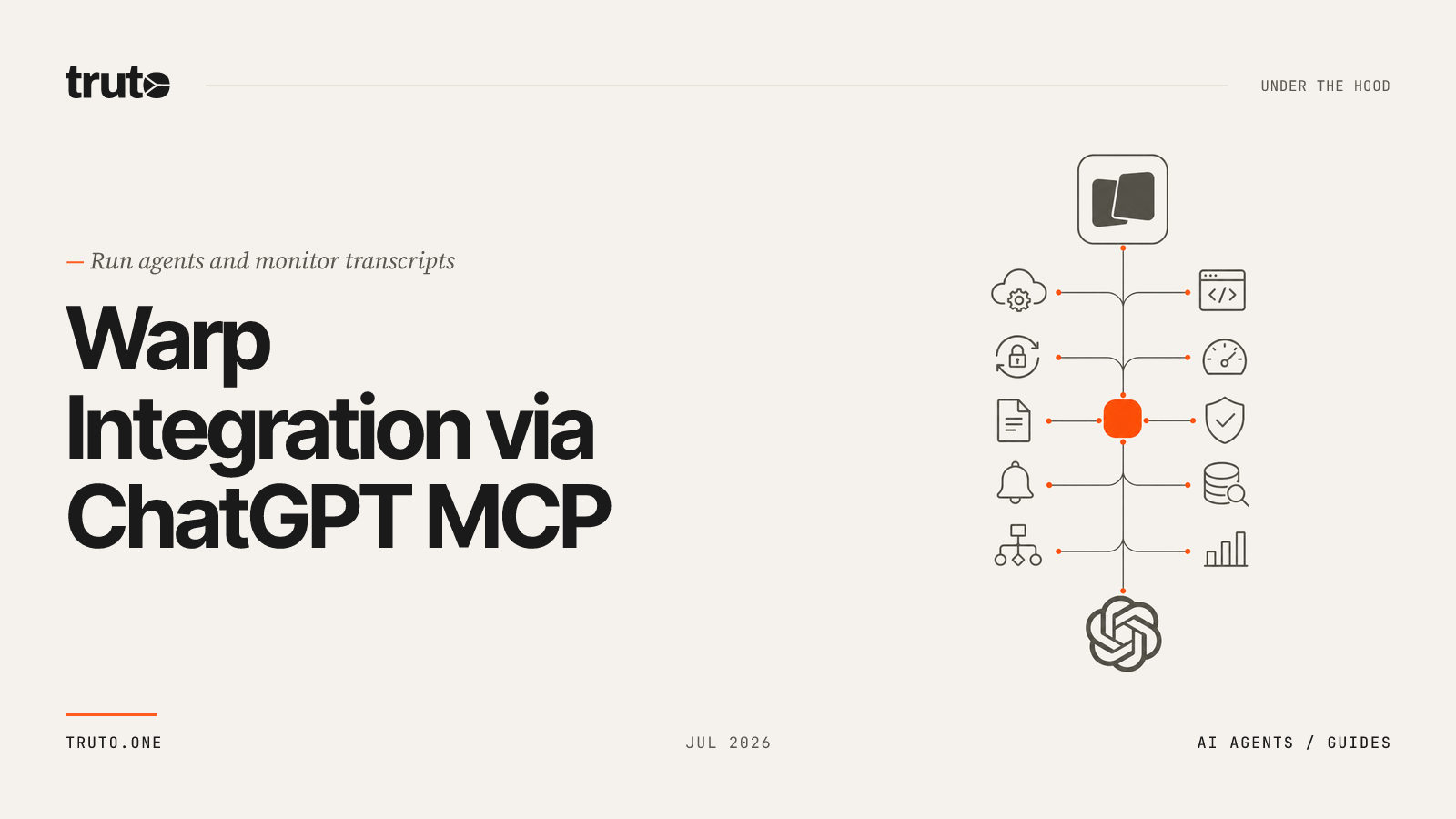 Connect Warp to ChatGPT: Run Agents and Monitor Transcripts